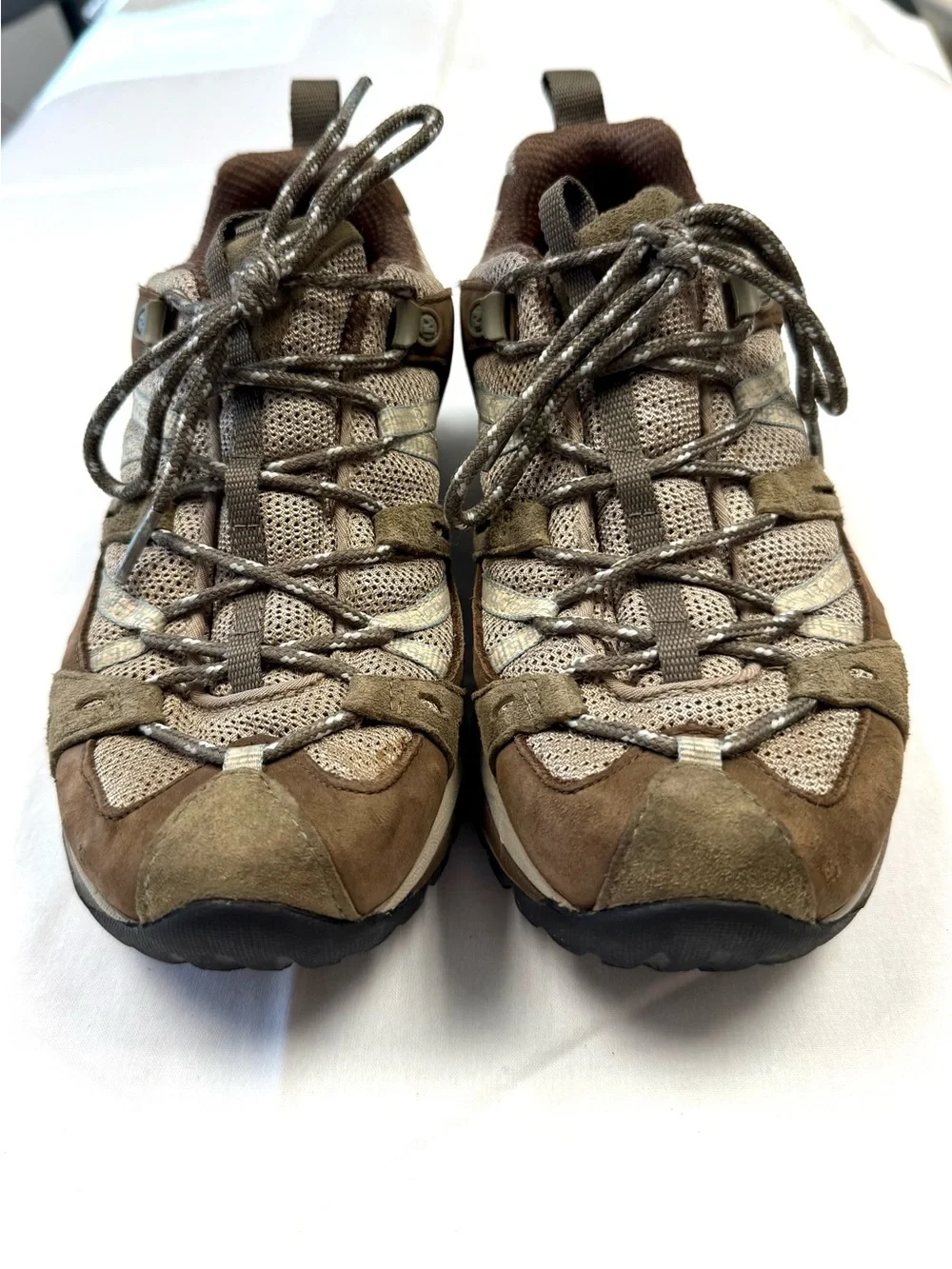 Merrell Siren Sport Q2 Vibram Hiking Trail Shoes Brown Leather Women's 8